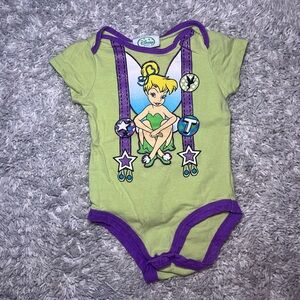 SOLD- Y2K Disney Fairies Tinkerbell Kids One Piece